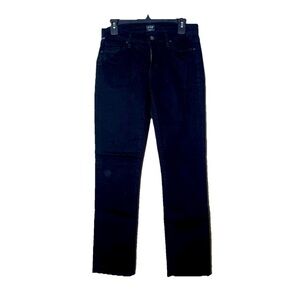 CITIZENS OF HUMANITY Black ELSON Mid Rise STRAIGHT LEG Jeans Womens Sz 27 COH